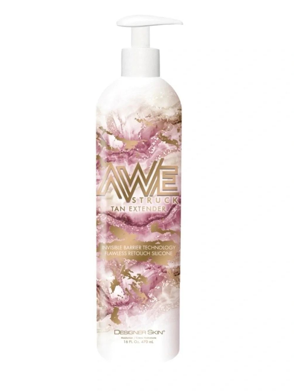 Designer Skin Awe Awestruck Tan Extender Lotion 16 fl oz Pump Bottle